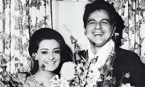 Dilip Kumar and Saira Banu