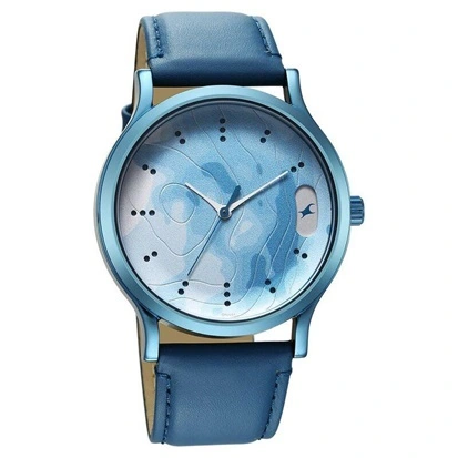 Urban Camo Blue Dial Fashion Wrist Watch